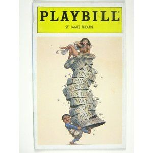 Funny Thing Happened on Way to Forum Playbill July 1996 Nathan Lane Sondheim